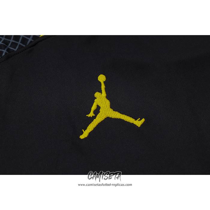 Camiseta de Entrenamiento Paris Saint-Germain Jordan 2023-2024 Sin Mangas Negro